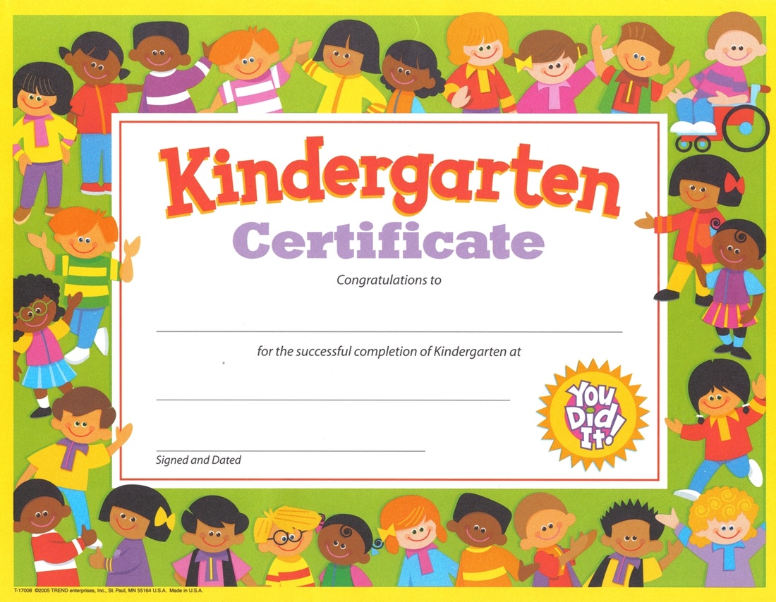 Kindergarten Graduation Template